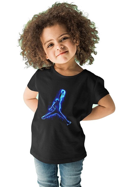 Basketbol Siyah Unisex Çocuk Tişört T-Shirt fiyatları