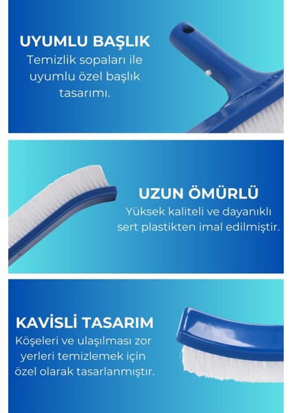 Çok Amaçlı Havuz Temizlik Fırçası