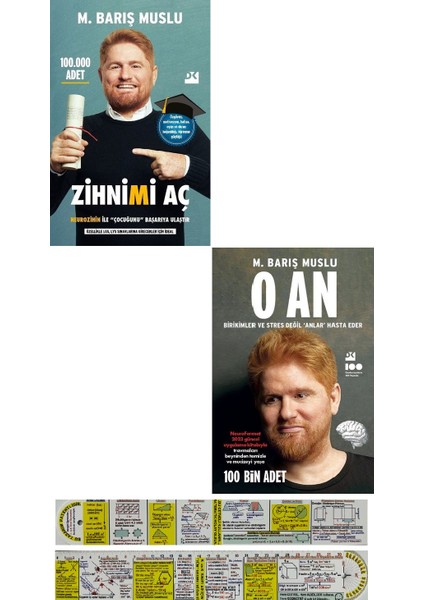 Zihnimi Aç - O An - 2 Kitap - Barış Muslu + Matematik Öğreten Ayraç
