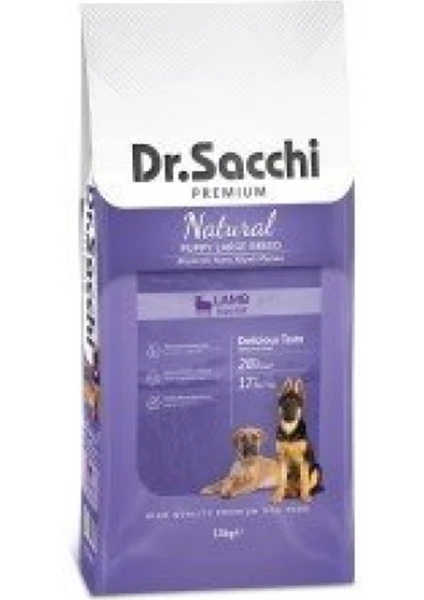 Dr. Sacchi Puppy Large Lamb Büyük Irk Yavru Köpek Maması 15kg