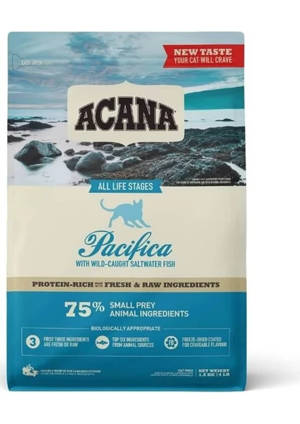 Pacifica Balıklı Tahılsız Yetişkin Kedi Maması 4,5 Kg