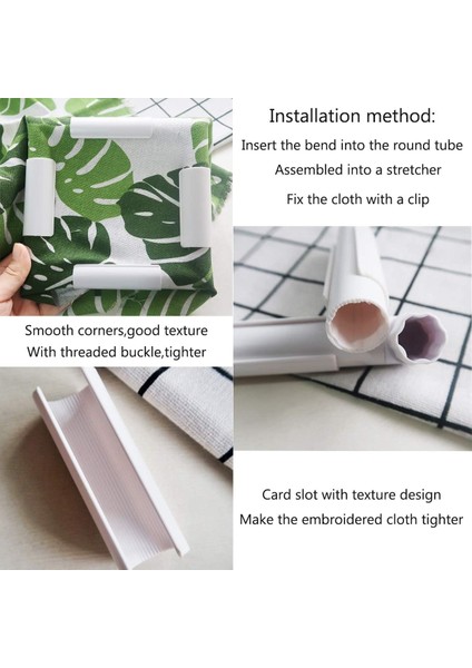 Skc Klipsli Boru Nakış Kasnağı 43.1*43.1 cm fiyatları