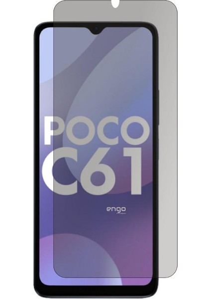 Xiaomi Poco C61 Ile Uyumlu Hayalet Ekran Koruyucu Şeffaf