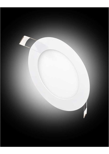 5 Adet 15W 6500K Beyaz Işık Smd Yuvarlak Slim LED Panel KDL402 fiyatları