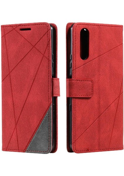 Sony Xperia 1V 2023 Manyetik Pu Deri Telefon Kılıfı (Yurt Dışından)