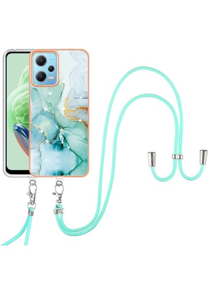 Xiaomi Redmi Için Not 12 5g Tampon Anti-Çizik Yumuşak Mermer Crossbody (Yurt Dışından)