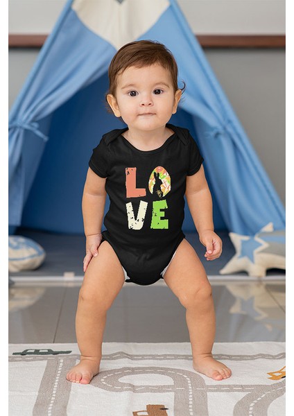 Paskalya Siyah Unisex Bebek Body - Zıbın fiyatları