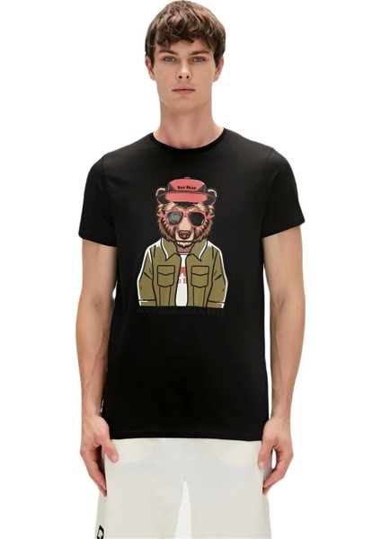 Good Game 0 Yaka Erkek Tshirt - Siyah