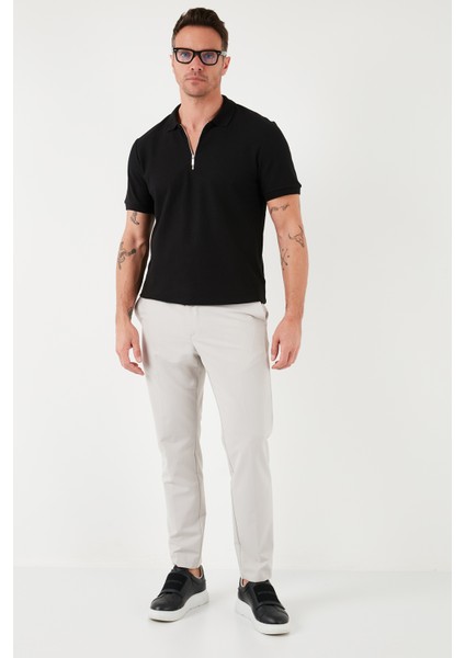 Pamuklu Regular Fit Fermuarlı Polo Yaka T Shirt Erkek Polo Yaka T Shirt 5902434 fırsatları