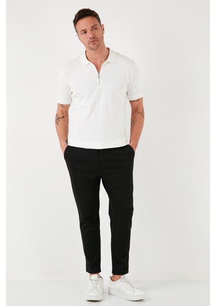 Pamuklu Regular Fit Fermuarlı Polo Yaka T Shirt Erkek Polo Yaka T Shirt 5902738 fırsatları