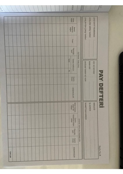 Pay Defteri