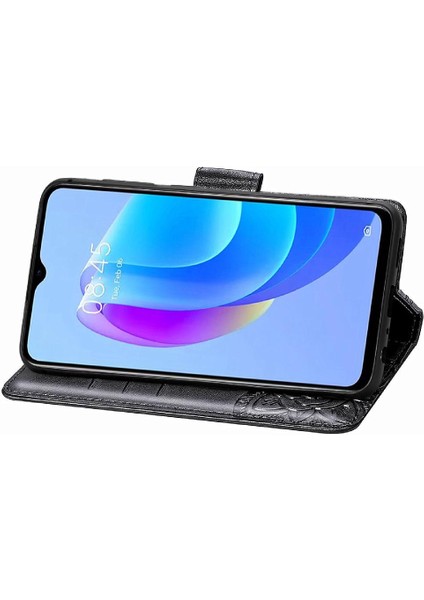 Tecno Kıvılcım 10C Çok Renkli Kelebek Iş Kanat Cüzdan Için Kılıf (Yurt Dışından)