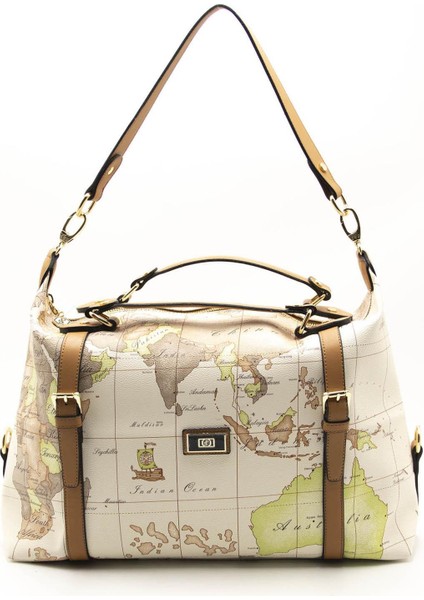 Bej - A.taba SP1064 Kadın Seyahat Çantası