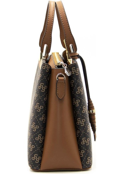 Kahve Sarı - Taba SP969 Kadın El Çantası modelleri