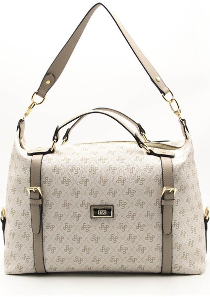 Bej - Kum SP1064 Kadın Seyahat Çantası