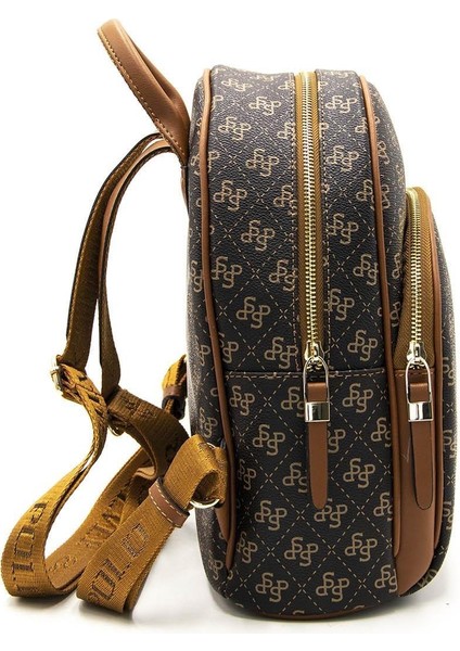 Kahve Sarı - Taba SP1062 Kadın Sırt Çantası modelleri