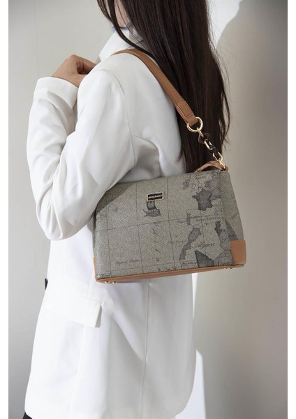 Haki - A.taba SP910 Kadın Çapraz Çanta