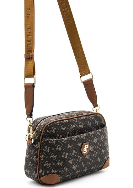 Kahve Sarı - Taba SP1094 Kadın Çapraz Çanta modelleri