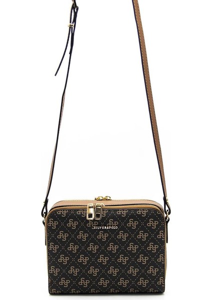 Kahve Sarı - Taba SP888 Kadın Çapraz Çanta