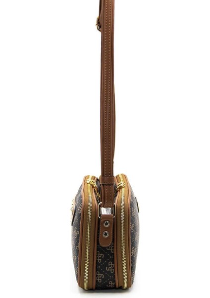 Kahve Sarı - Taba SP899 Kadın Çapraz Çanta modelleri