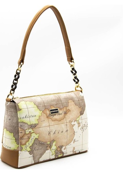 Bej - A.taba SP910 Kadın Çapraz Çanta modelleri