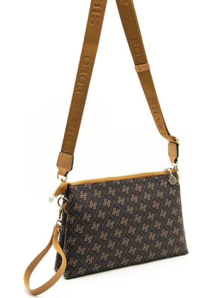 Kahve Sarı - A.taba SP1129 Kadın Çapraz Çanta fırsatları