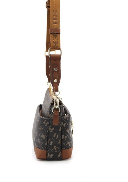 Kahve Sarı - Taba SP1110 Kadın Çapraz Çanta modelleri