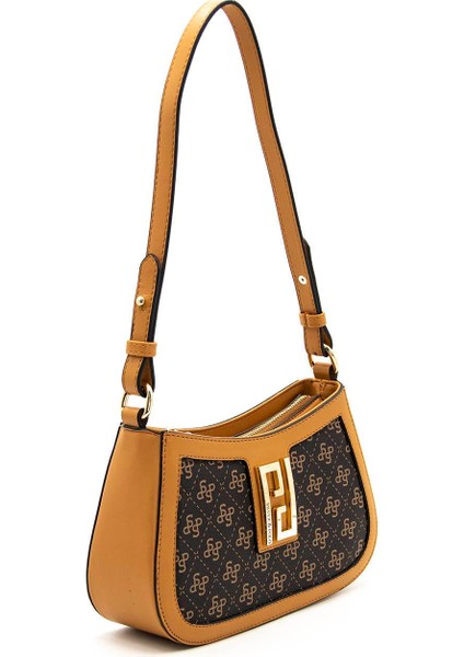 Kahve Sarı - A.taba SP1132 Kadın Çapraz Çanta fiyatları