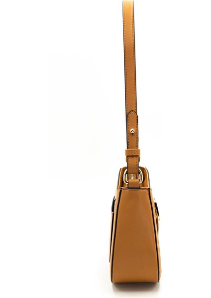 Kahve Sarı - A.taba SP1132 Kadın Çapraz Çanta modelleri