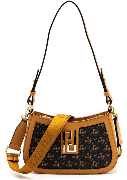 Kahve Sarı - A.taba SP1132 Kadın Çapraz Çanta indirimleri