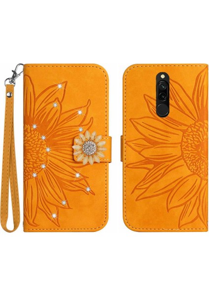 Xiaomi Redmi 8/8A Telefon Kılıfı Darbeye Tpu Kabuk Kart Tutucu Pu (Yurt Dışından)