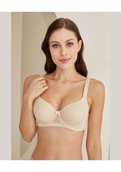 Dantelli Minimizer Toparlayıcı Büyük Beden Kalın Askılı Balenli Desteksiz Sütyen