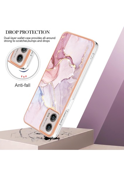 Motorola Moto G53 5g Ince Tpu Yumuşak Tampon Koruma Mermer Için Kılıf (Yurt Dışından) indirimleri