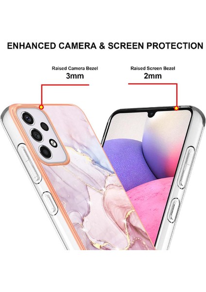 Samsung Galaxy A33 5g Ince Tpu Yumuşak Tampon Mermer Desen (Yurt Dışından) modelleri