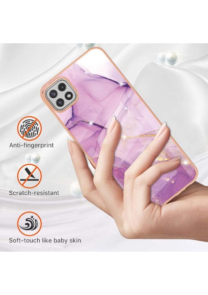 Samsung Galaxy A22 5g Yumuşak Tampon Koruma Için Kılıf Ince Tpu Mermer (Yurt Dışından) fiyatları