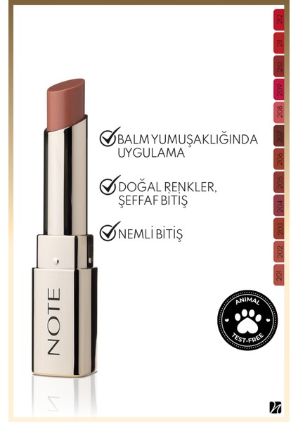 Iconic Sheer Lipstick Nemlendirici Parlak Ruj 202 Soulmate - Nude