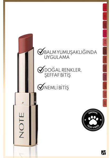 Iconic Sheer Lipstick Nemlendirici Parlak Ruj 203 Charming - Nude