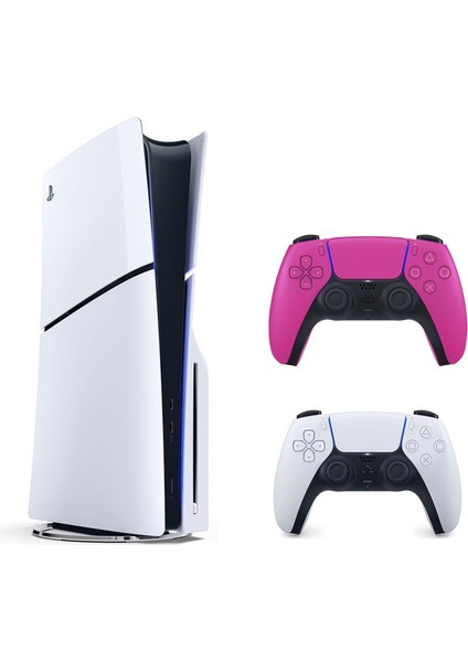 Playstation 5 Slim Cd'li +2. Pembe Dualsense