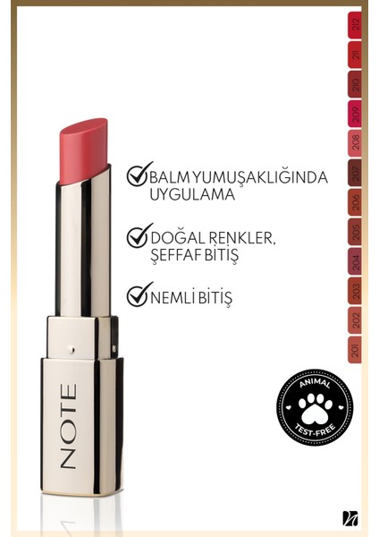 Iconic Sheer Lipstick Nemlendirici Parlak Ruj 208 Dreamer - Pembe