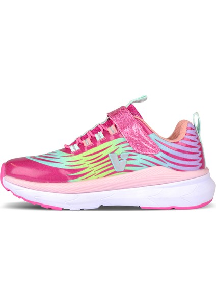 Maggie Işıklı Kız Okul Öncesi Fuşya Sneaker