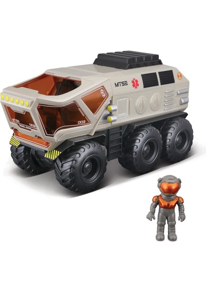 Space Explorers 6x6 Rover Sürtmeli Uzay Aracı ve Figür Bej