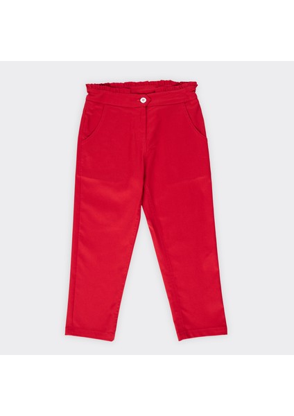 Kemeri Fırfır Detaylı Pantolon