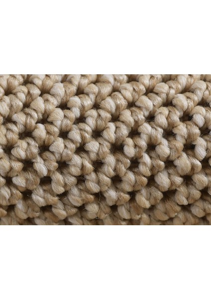 Yumuşak Bukleli Sisal Jüt Salon Oturma Odası Bej Renkli Yuvarlak Halı fırsatları