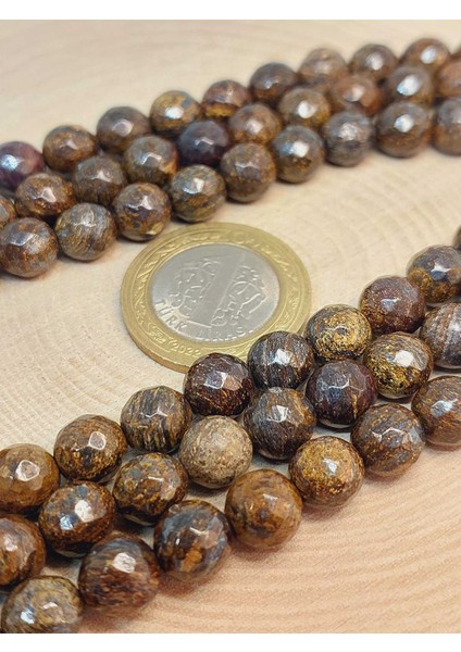 Bronzit Taşı Faset Kesim Dizi 8mm fiyatları