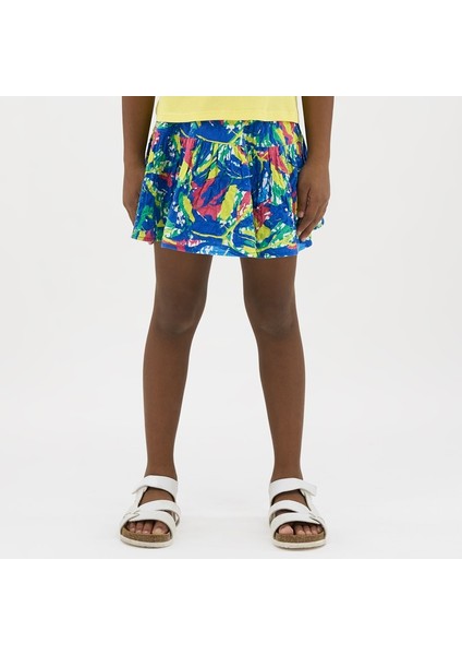 Kız Çocuk Çok Renkli Desenli Etek fiyatları