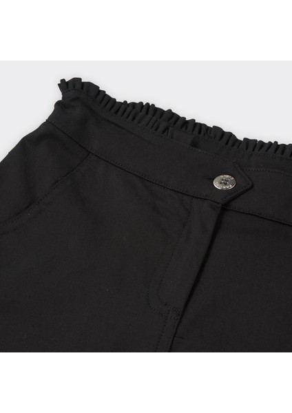 Kemeri Fırfır Detaylı Pantolon