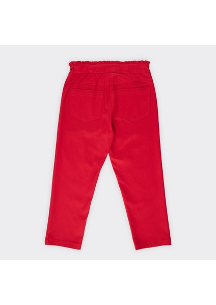 Kemeri Fırfır Detaylı Pantolon