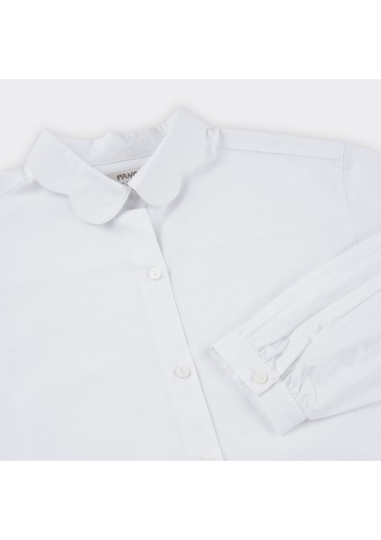 Yakası Dilim Detaylı Gömlek