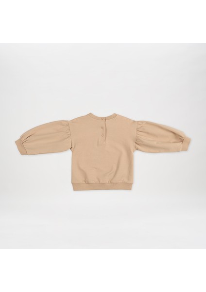Kız Bebek Baskı Detaylı Sweatshirt modelleri