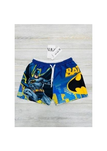 Erkek Çocuk Batman Şort Mayo